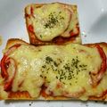 cana226's cooksnap of when they made 俺のピザトーストはピーマンが主役.