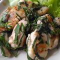 NAGANO久留米's cooksnap of when they made ジューシー✿鶏モモ肉と大葉の塩炒め.
