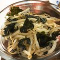 まいめる0720's cooksnap of when they made もやしの海苔サラダ♪甘酢にんにくソース.