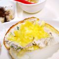 choco831's cooksnap of when they made ガブッと食べよう☆ポテサラチーズトースト.