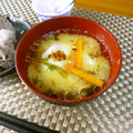 ☆なあなクック☆'s cooksnap of when they made 水菜と落とし卵の味噌汁.