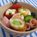キャシーキャサリン's cooksnap of when they made お弁当の色差しに! 彩りちくわ.