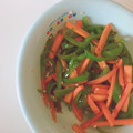しを。's cooksnap of when they made 【減塩】ピーマンとにんじんのきんぴら.