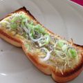 豆とオリーブ's cooksnap of when they made 簡単☆ちりめんトースト.