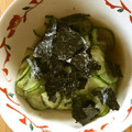 ボブナナ's cooksnap of when they made わかめの代わりにのりできゅうりの酢の物.