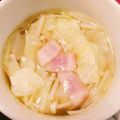 ❀まいねこ❀'s cooksnap of when they made マグカップで一人分キャベツコンソメスープ.