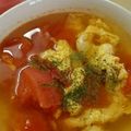 ♡ゆづき♡'s cooksnap of when they made 簡単！トマトと卵のシンプルスープ.