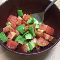 mackeydorf's cooksnap of when they made さっぱり♡アボカドとトマトの簡単サラダ♡.