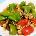 小夏ﾁｬﾝ's cooksnap of when they made ★トマトと福耳唐辛子の野菜炒め★.