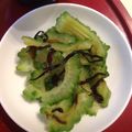 xMARILYNx's cooksnap of when they made 超簡単！ゴーヤの塩昆布和え.
