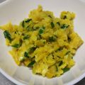 こむぎぱくぱく's cooksnap of when they made さつまいものねぎチーズ和え.