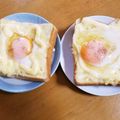 あゆまり34's cooksnap of when they made 簡単❤エッグトースト.