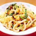 mikeニャンコ's cooksnap of when they made 身長が伸びる！こまツナと卵の焼きうどん.
