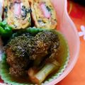 4double5's cooksnap of when they made レンジで簡単♪ブロッコリーのハンバーグ味.