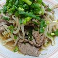 ケビンcp's cooksnap of when they made シャキシャキもやしと牛肉のガーリック醤油.
