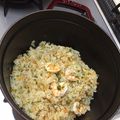 シトラスブリス's cooksnap of when they made ストウブで踊るエビピラフ.