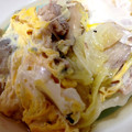 よっぴーmama's cooksnap of when they made お手軽♪さば缶と白菜の卵とじ.