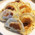 MicHolly's cooksnap of when they made ハムチーズ餃子.