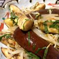 yukasato's cooksnap of when they made レンチン簡単！ピリ辛茄子ともやしのナムル.