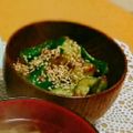 ササリンドウ's cooksnap of when they made 叩き胡瓜〜梅和え〜.
