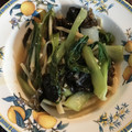 YUKI０'s cooksnap of when they made ちんげん菜とタケノコ、エビの中華風炒め.