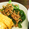 ♡のんちゃ♡♡'s cooksnap of when they made ゴマ油香るピーマンとえのきのマヨポン炒め.
