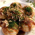 ごくうくん's cooksnap of when they made お餅でふわトロッ♫たこ焼き(卵不使用).