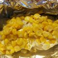 ohmagari's cooksnap of when they made カラスカレイのコーン入りマヨ焼き.