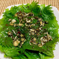 梅乃花おり's cooksnap of when they made シソキムチ風　韓国海苔で巻いちゃって～！.