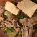 このよ's cooksnap of when they made 豚こま肉豆腐~生姜たっぷりとろとろタレ.