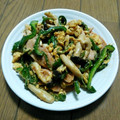 クックFA13P8☆'s cooksnap of when they made しめじとピーマンのチーズ卵炒め.