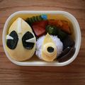 みるく茶's cooksnap of when they made 仮面ライダーゴースト☆キャラ弁.