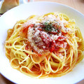 ゆうジュニア's cooksnap of when they made あおいさんちの・・・トマトのスープスパ.