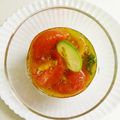 mammamiwa♪'s cooksnap of when they made 冷製トマトとモロヘイヤ.