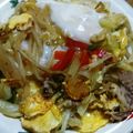 ﾋﾟﾛﾐ♡'s cooksnap of when they made 簡単すぎでうますぎる！卵とじ野菜炒め.