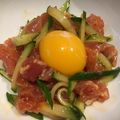 かなぴあ's cooksnap of when they made おつまみ＊生ハムユッケ.