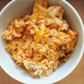 11:11ss's cooksnap of when they made 主な材料3つ★超簡単キムチーズチャーハン.