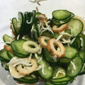 minao2318's cooksnap of when they made きゅうりとちくわとしらすの和えもの.