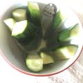 大王イカ's cooksnap of when they made リンゴ酢で酸味マイルドキュウリのピクルス.