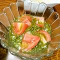B子chan's cooksnap of when they made トマトのめかぶ和え.