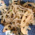 クックZ8J4H4☆'s cooksnap of when they made おつまみ☆蓮根としらたきのタラコ和え.