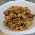 る〜と♪'s cooksnap of when they made ☆簡単おうち牛丼☆ネギ塩ソースがけ.