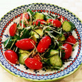 あーこ姐's cooksnap of when they made 簡単！トマトと胡瓜の塩昆布和え★夫の料理.