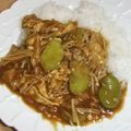 きらり流れ星's cooksnap of when they made 空豆カレー.