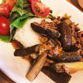 どこでもいっしょ's cooksnap of when they made なすの挽肉あんかけごはんdeワンプレート.