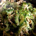 minepooh's cooksnap of when they made ゴーヤとしめじのごま油炒め☆.