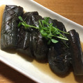 あづうさ's cooksnap of when they made 旨い‼茄子の煮浸し ごま油風.