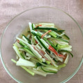 上ぽん６２'s cooksnap of when they made きゅうりと長芋とカニカマのサラダ.