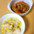ひろ☆はる❇︎ママ's cooksnap of when they made とうもろこしご飯.