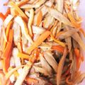 ぽこちゃんキュート's cooksnap of when they made 簡単 フライパンdeきんぴらごぼう.